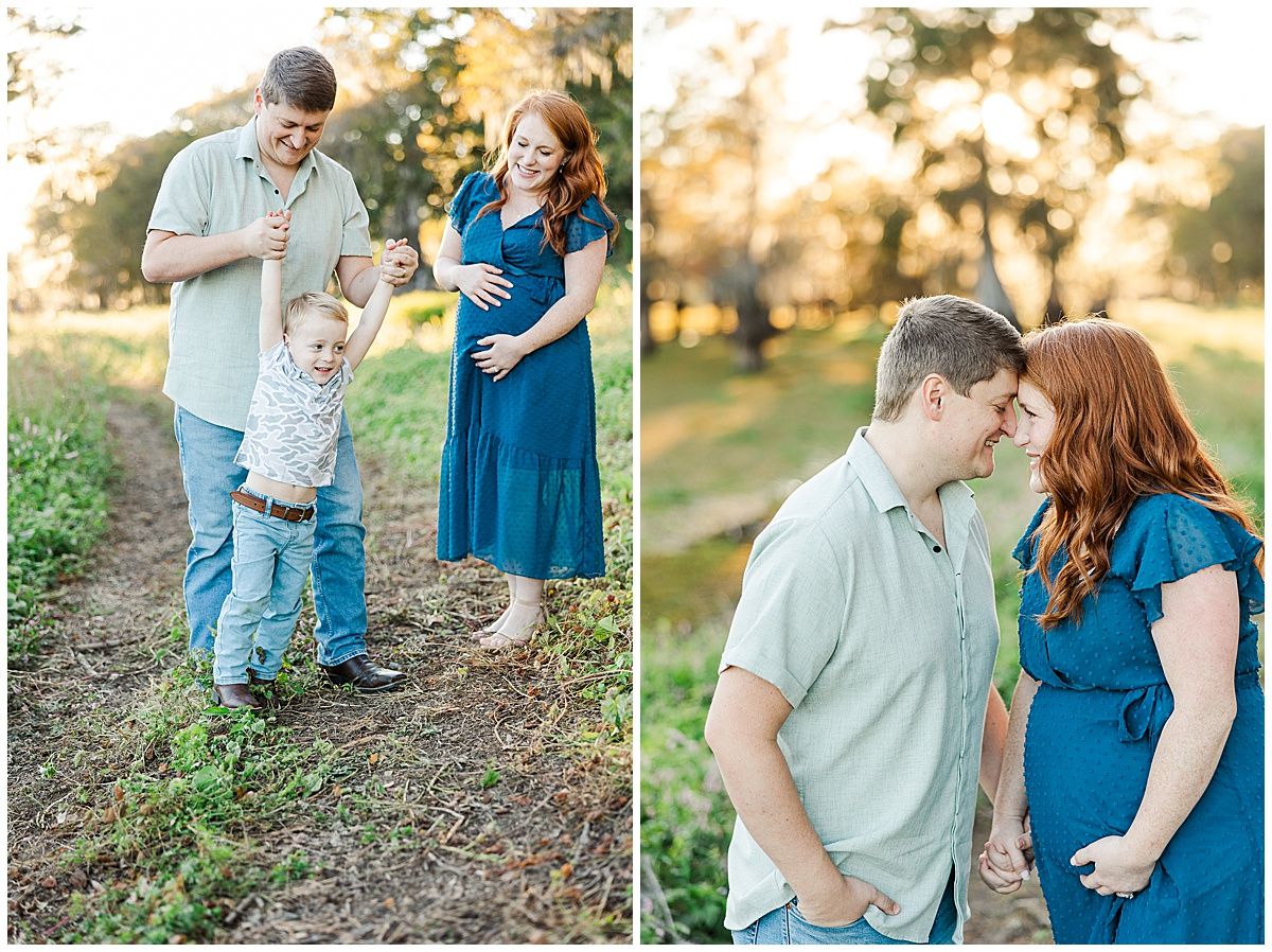 Dodson Family Maternity Session at Lake Bistineau State Park in North Louisiana by North Louisiana family photographer Courtney Dexter