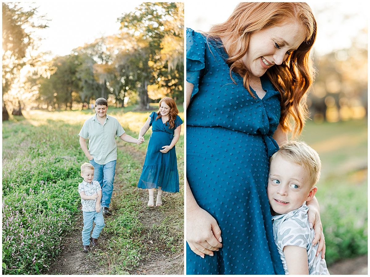 Dodson Family Maternity Session at Lake Bistineau State Park in North Louisiana by North Louisiana family photographer Courtney Dexter