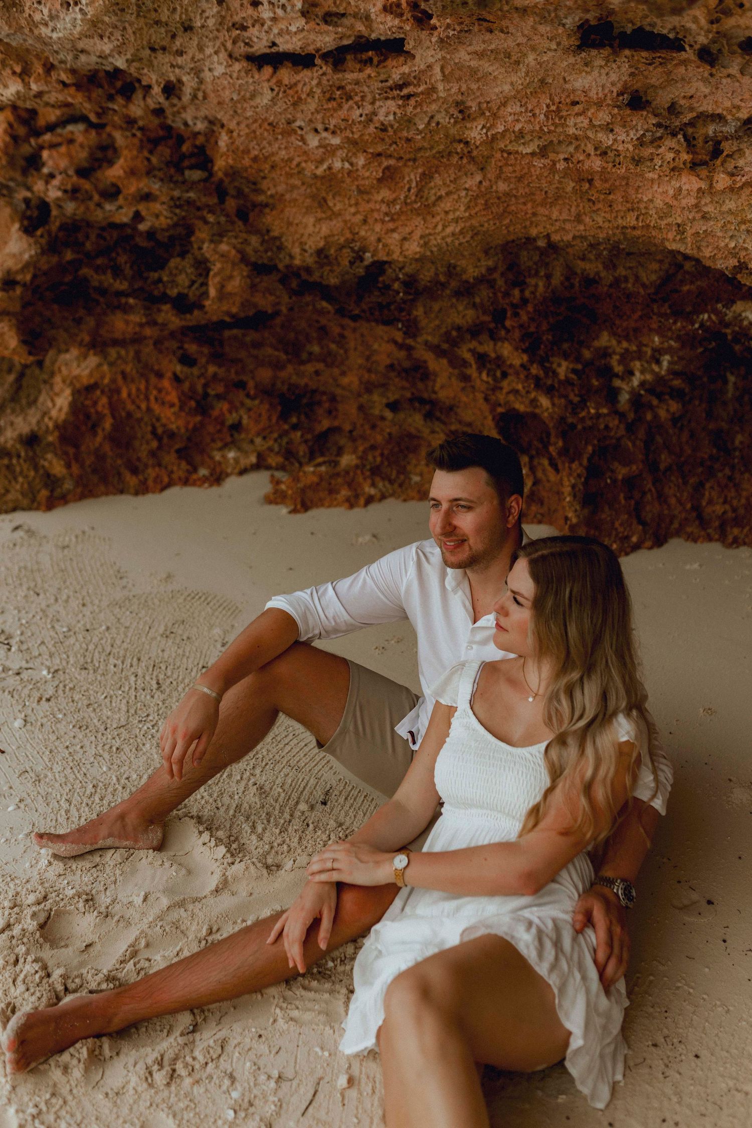 Zanzibar beach engagement photography Nungwi