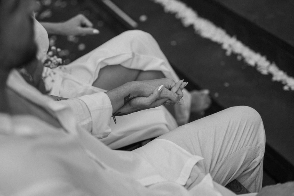 Honeymoon couple photography in Bali at a luxury resort