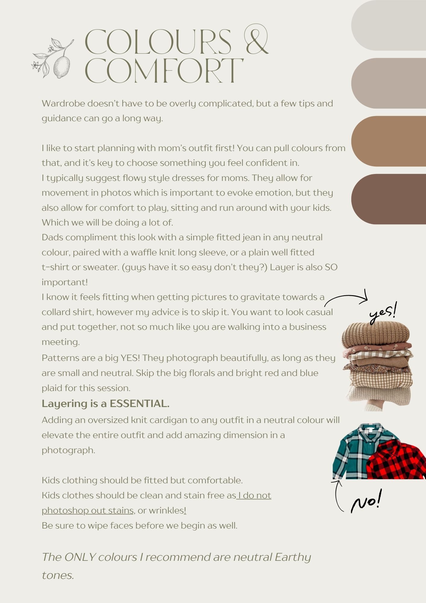 A blog post layout showing text and illustrations of brown macarons against a white background.