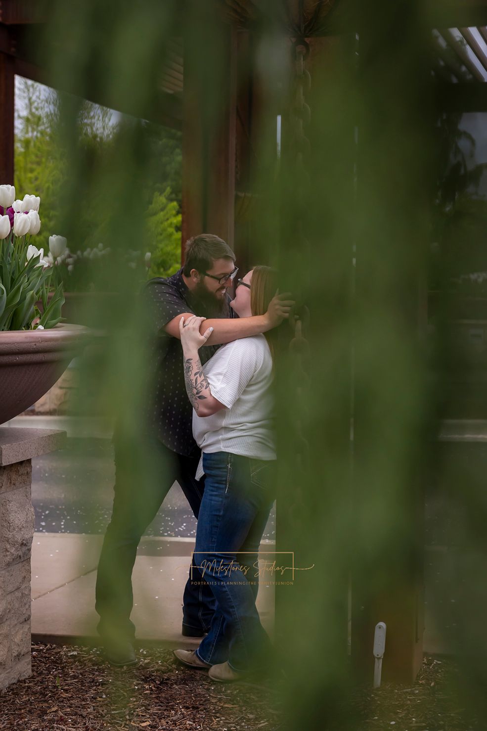 Engagement photos at Scentsy Commons Meridian, Idaho