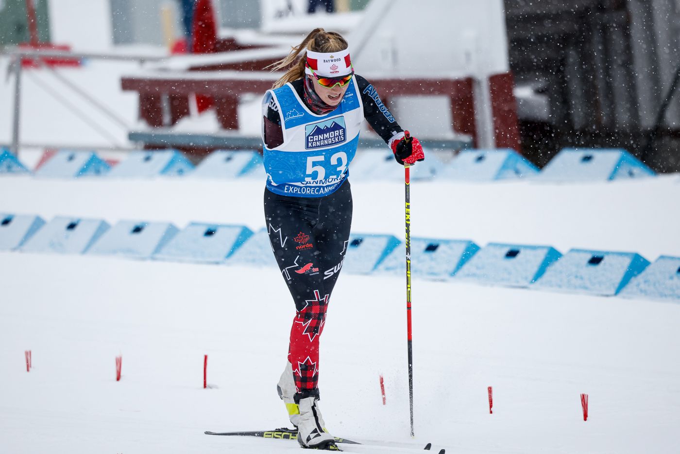 Emily Young, Fourth Place, Womens Short Standing 5 Km, ParaNordic World Cup 2021. Canmore,Ab