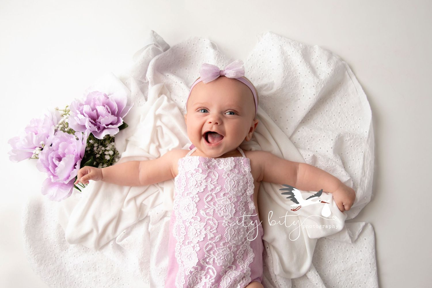 3 Month Milestone Photography Session Columbia Station Ohio Photographer
