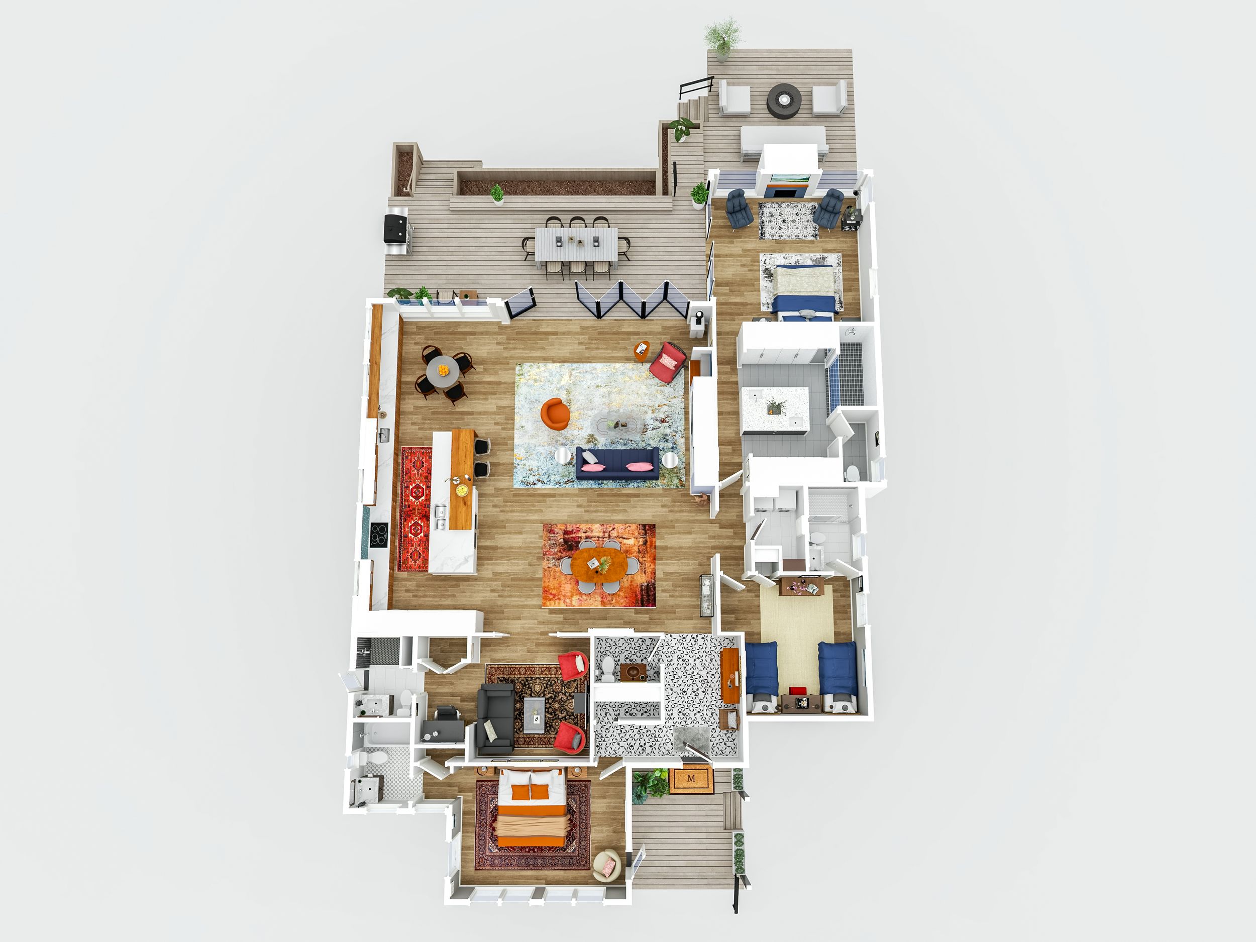 Michael Corona Real estate photography bay area 3D Floor Plan
