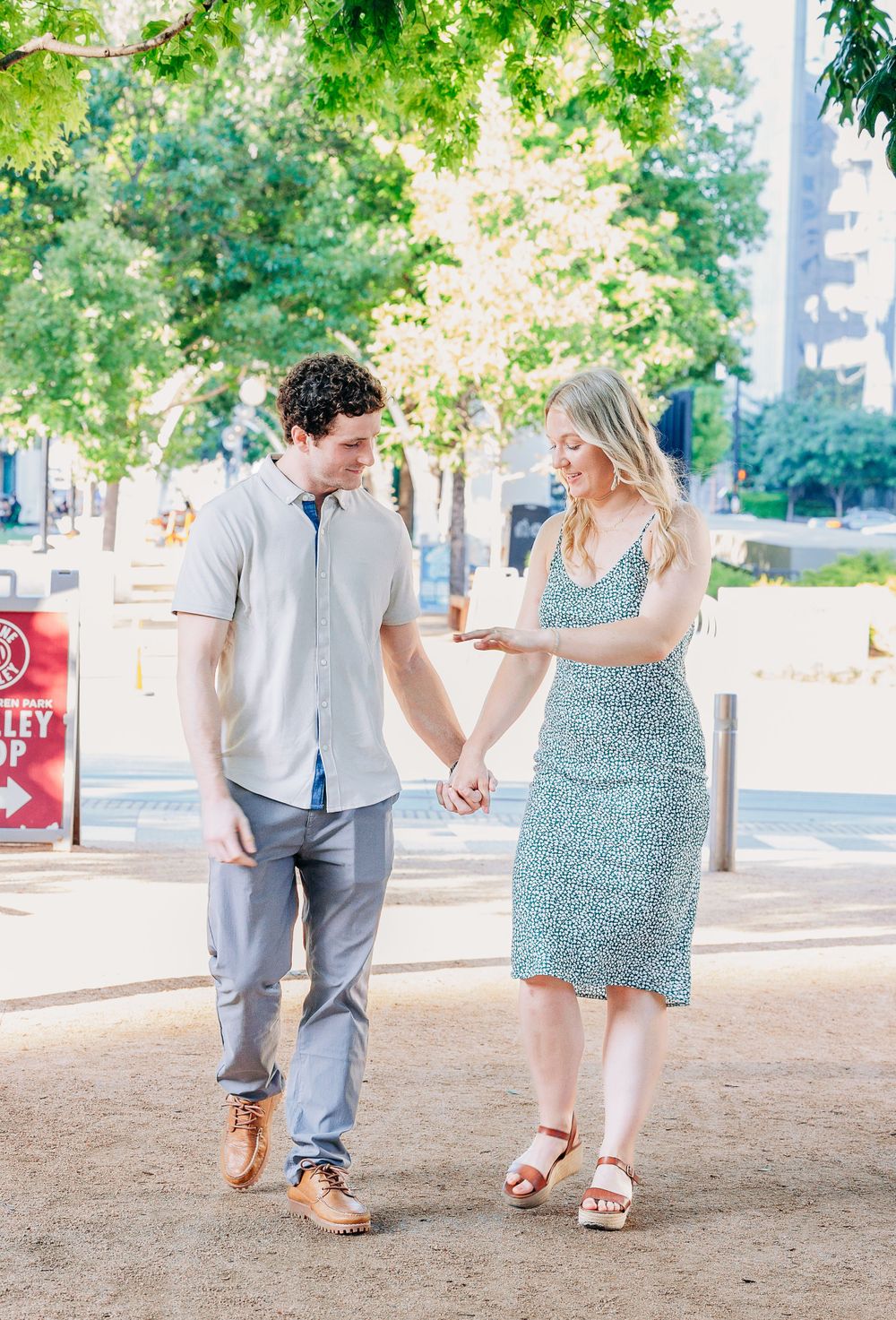 Klyde Warren Surprise Proposal Dallas, Texas by My One Sweet Rose Photo