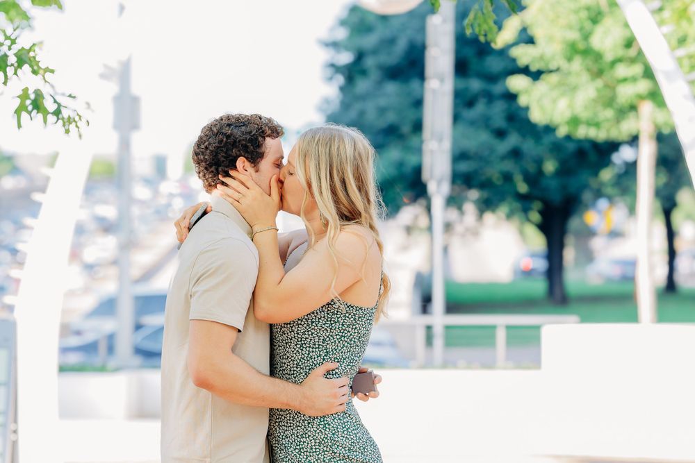 Klyde Warren Surprise Proposal Dallas, Texas by My One Sweet Rose Photo