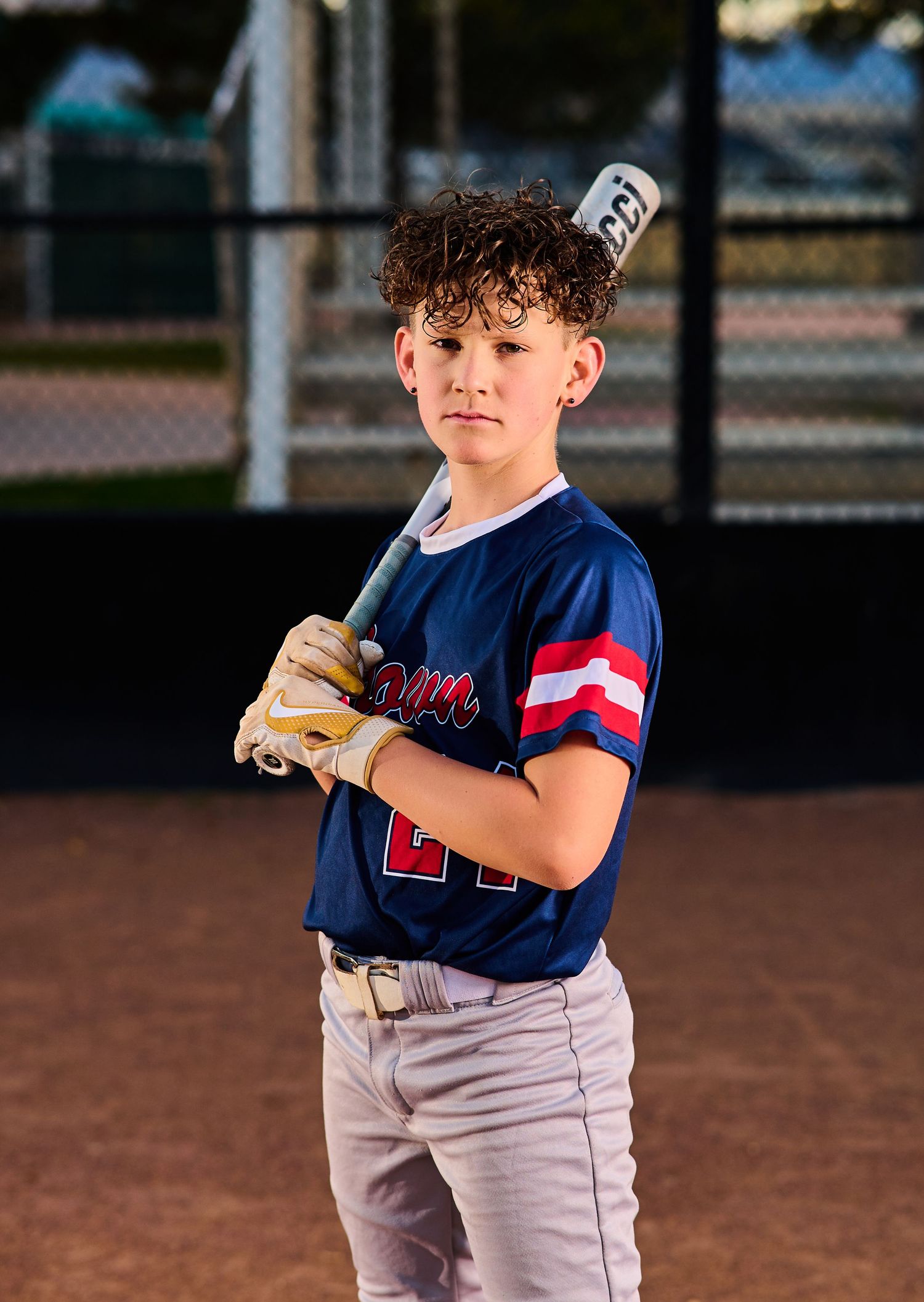Media day sports banner style portrait — Utah sports photography
