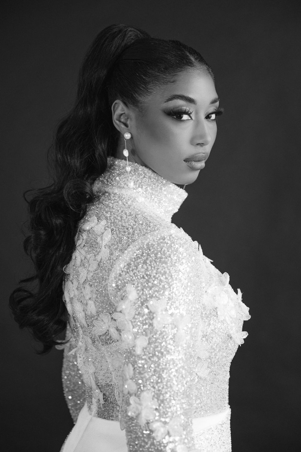 Editorial Bridal Portrait | Candace Sims Chicago Luxury Fine Art Wedding Photographer