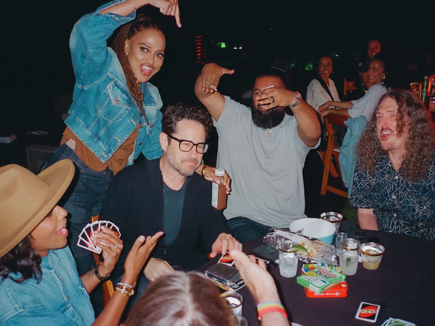 JJ Abrams and Ava DuVerney at Questlove's Game Night