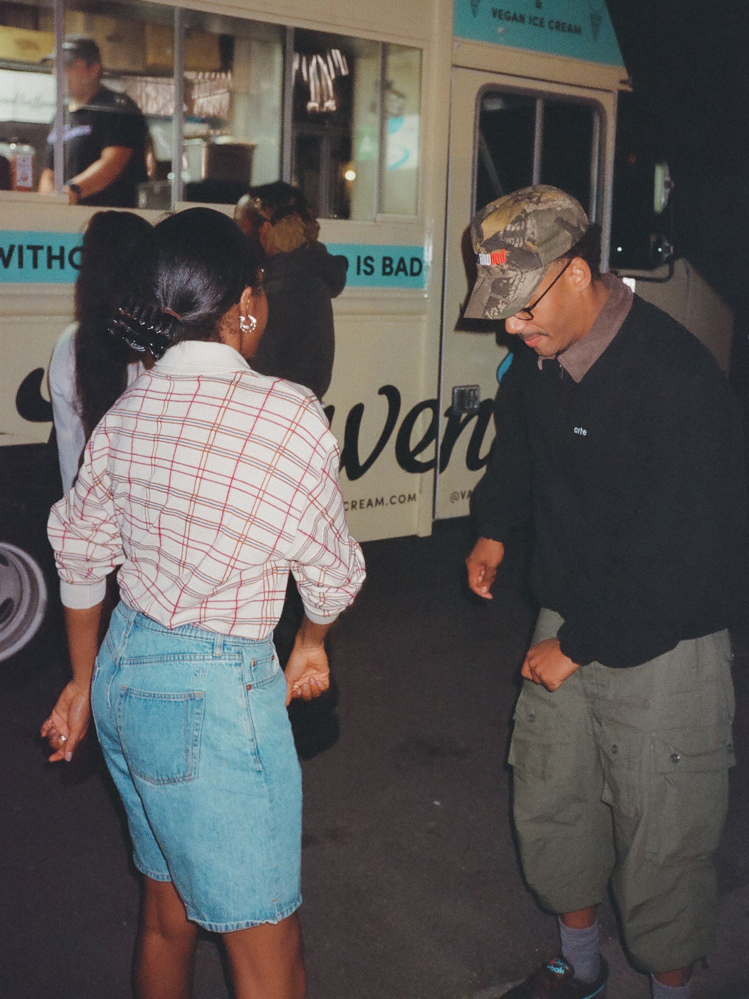 Ice cream truck at Questlove's Game Night