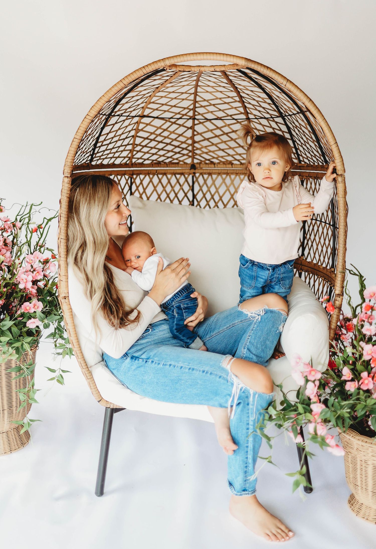 mothers day photography, floral, studio