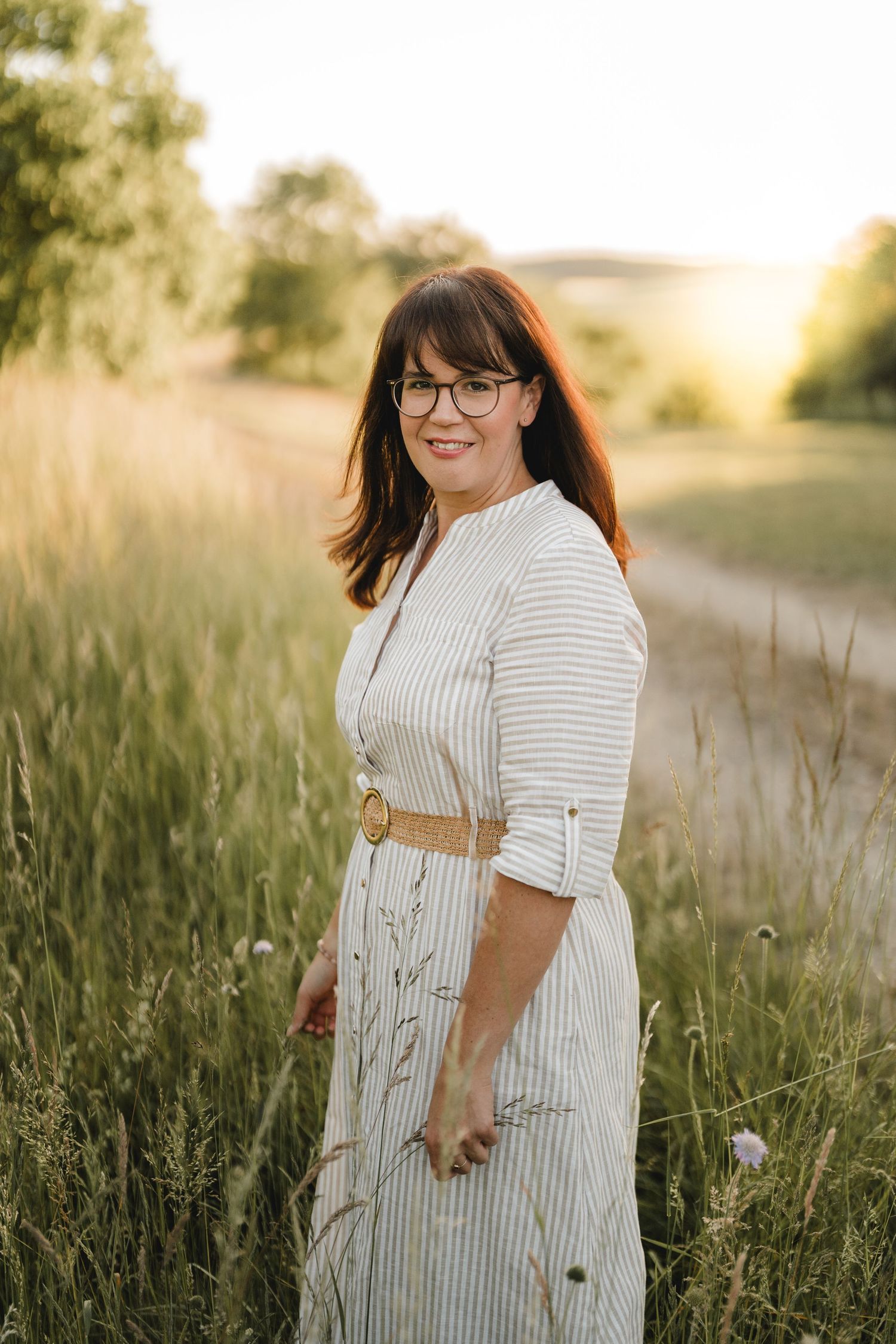 Hochzeitsfotografin Ramona Maier fotografiert bei Sonnenuntergang