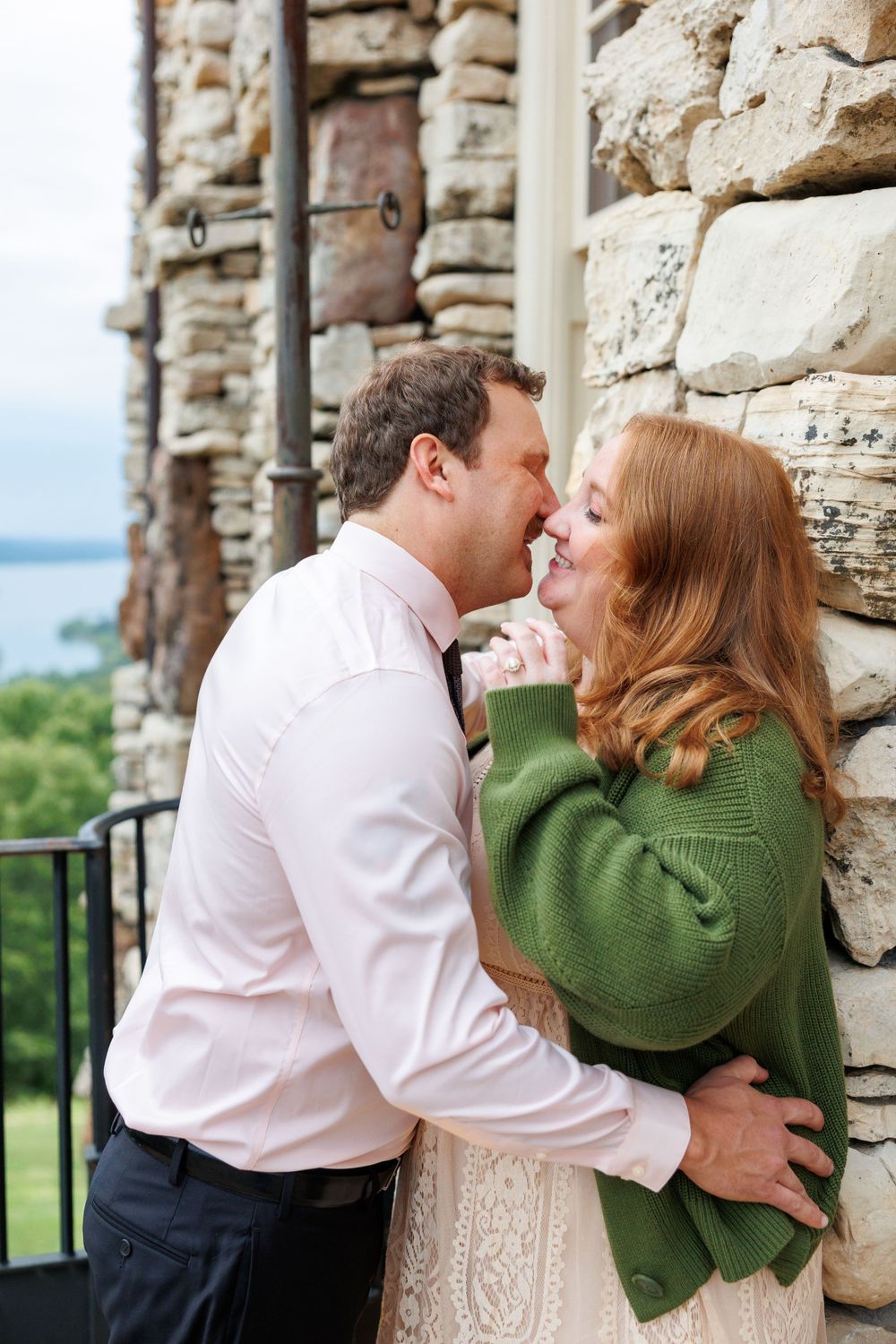 Top of the Rock sunset proposal near Big Cedar Lodge in Ridgedale, Missouri.