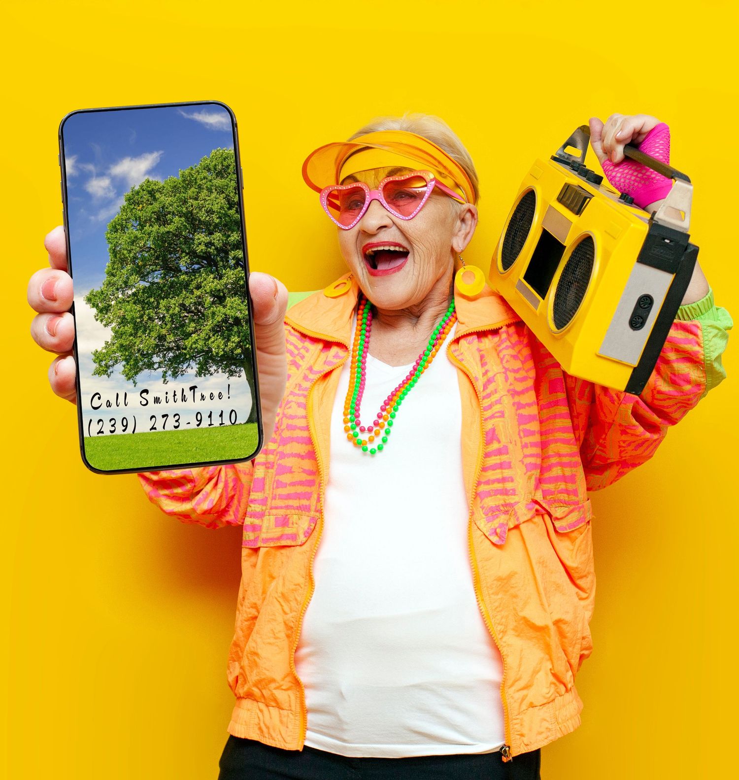a granny jams to music & shares her experience with Smithtree insurance & the coverage the set her up with