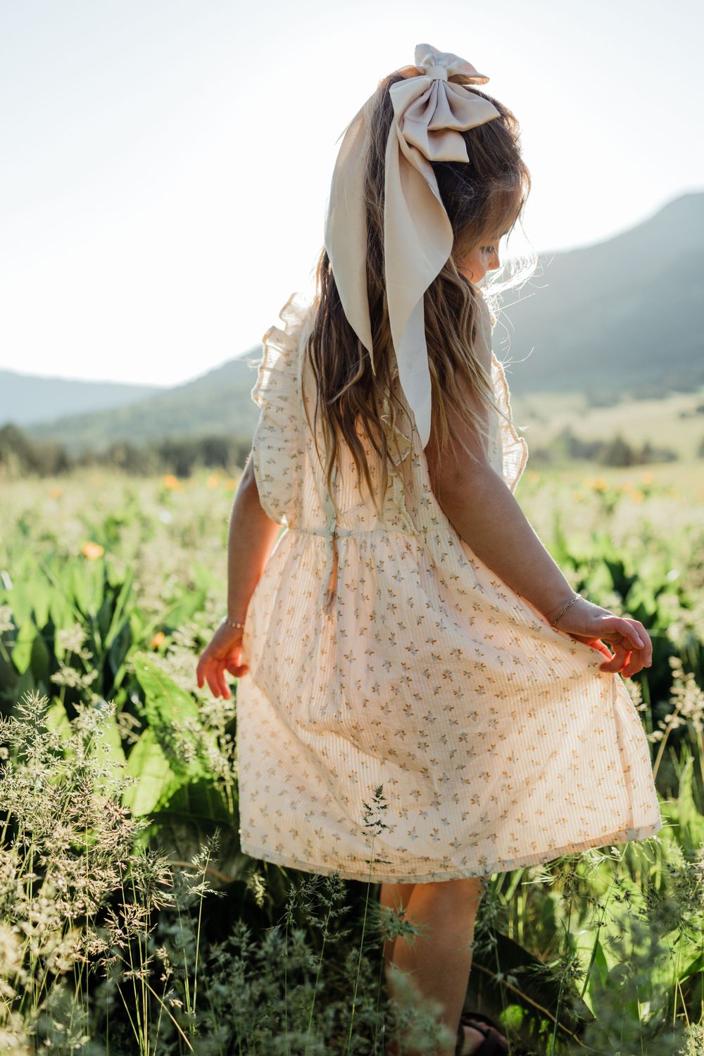 Young Girl in Utah Mountain Field