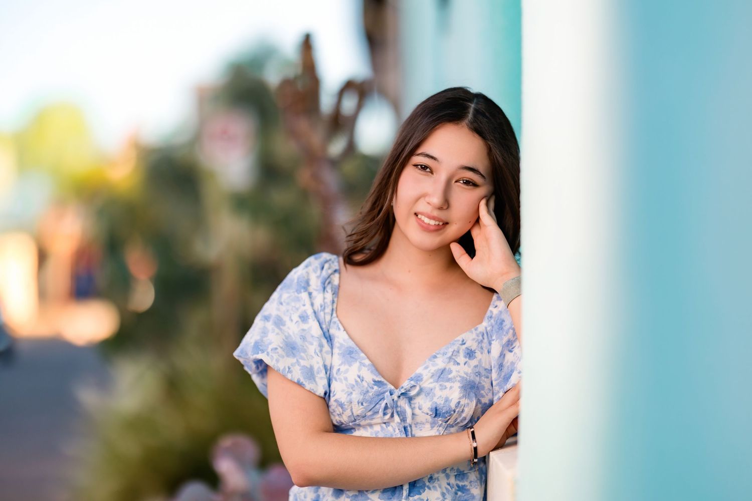 Tucson, AZ high school senior portraits downtown