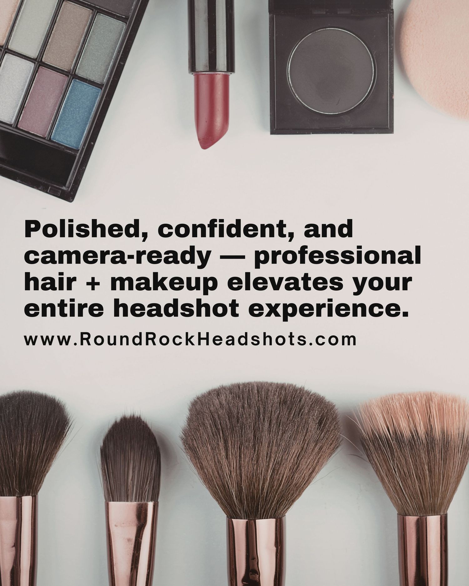 Professional makeup artist applying cosmetics to client in beauty studio setting.