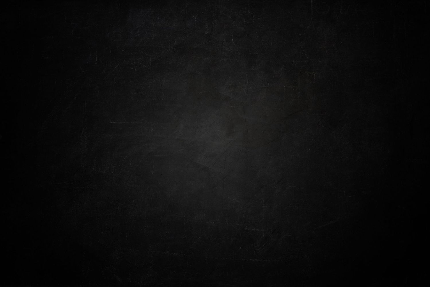 Dark black textured background with subtle light gradient in the center.