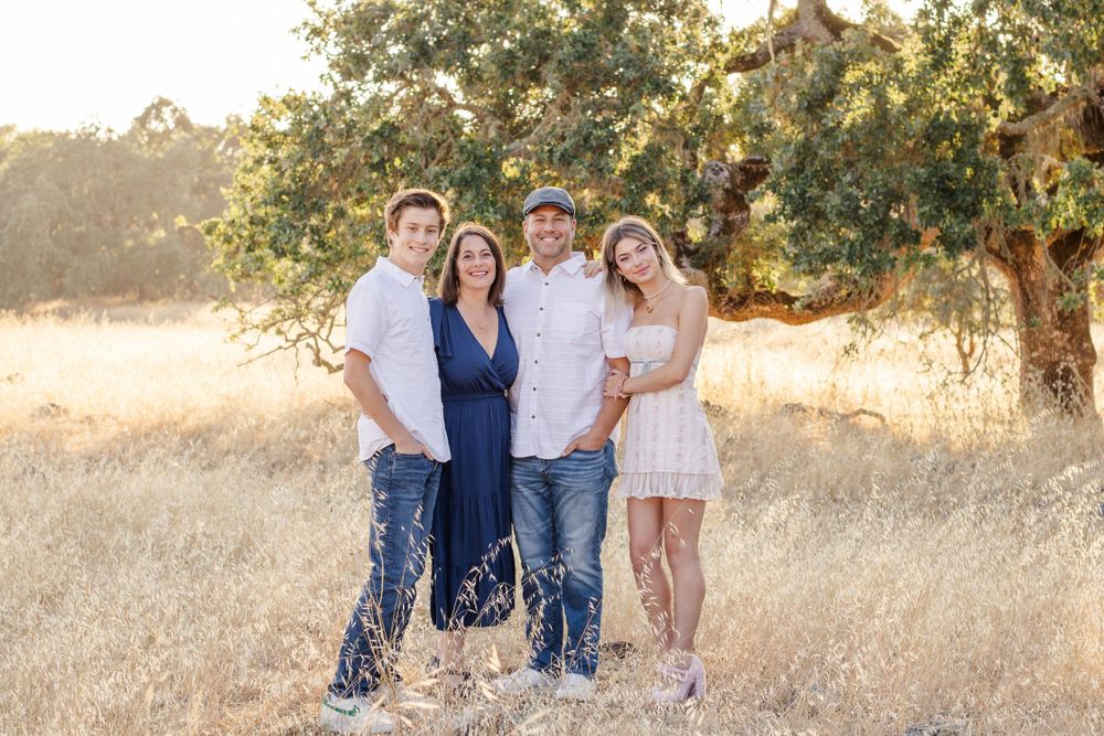 family photos at crane creek park in Sonoma County. light and airy at golden hour. Sonoma County photographer