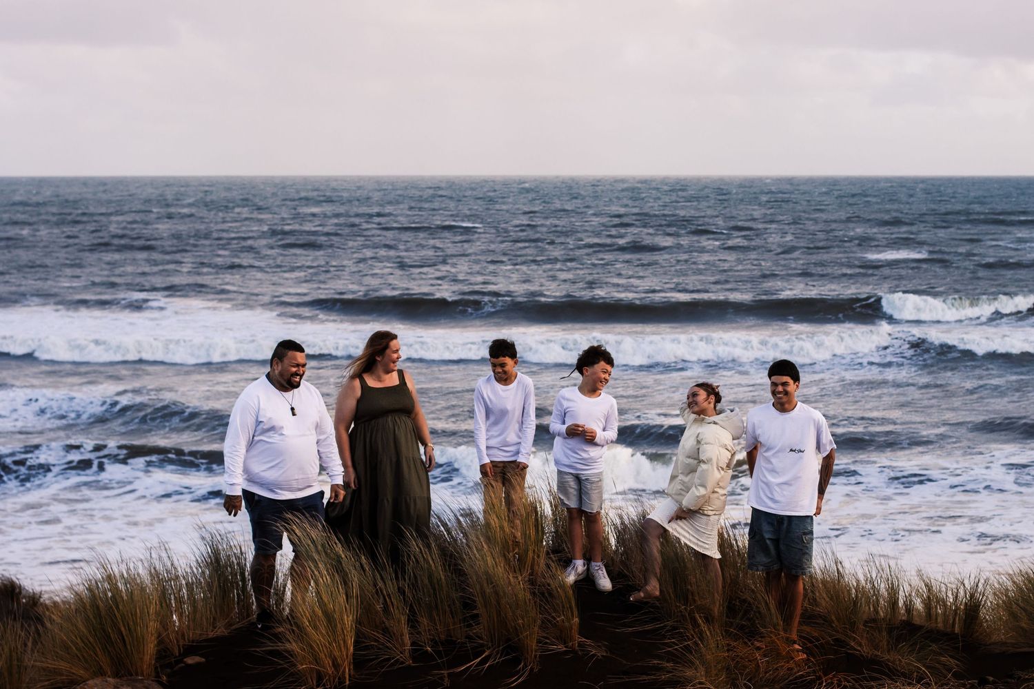 Taranaki Family session on beach. South Taranaki Photographer