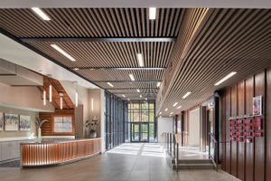 Ceiling and new addition to Vitamix company near cleveland