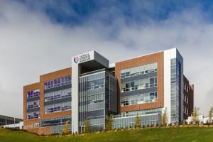 Cincinnati architectural photographer photos of outside National Interstate Insurance Headquarters in Richfield, outside of Cleveland, Ohio