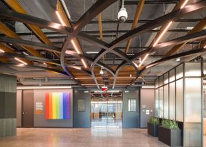 Cincinnati architectural photographer photo of interior of Accenture Innovation Hub in Atlanta Georgia