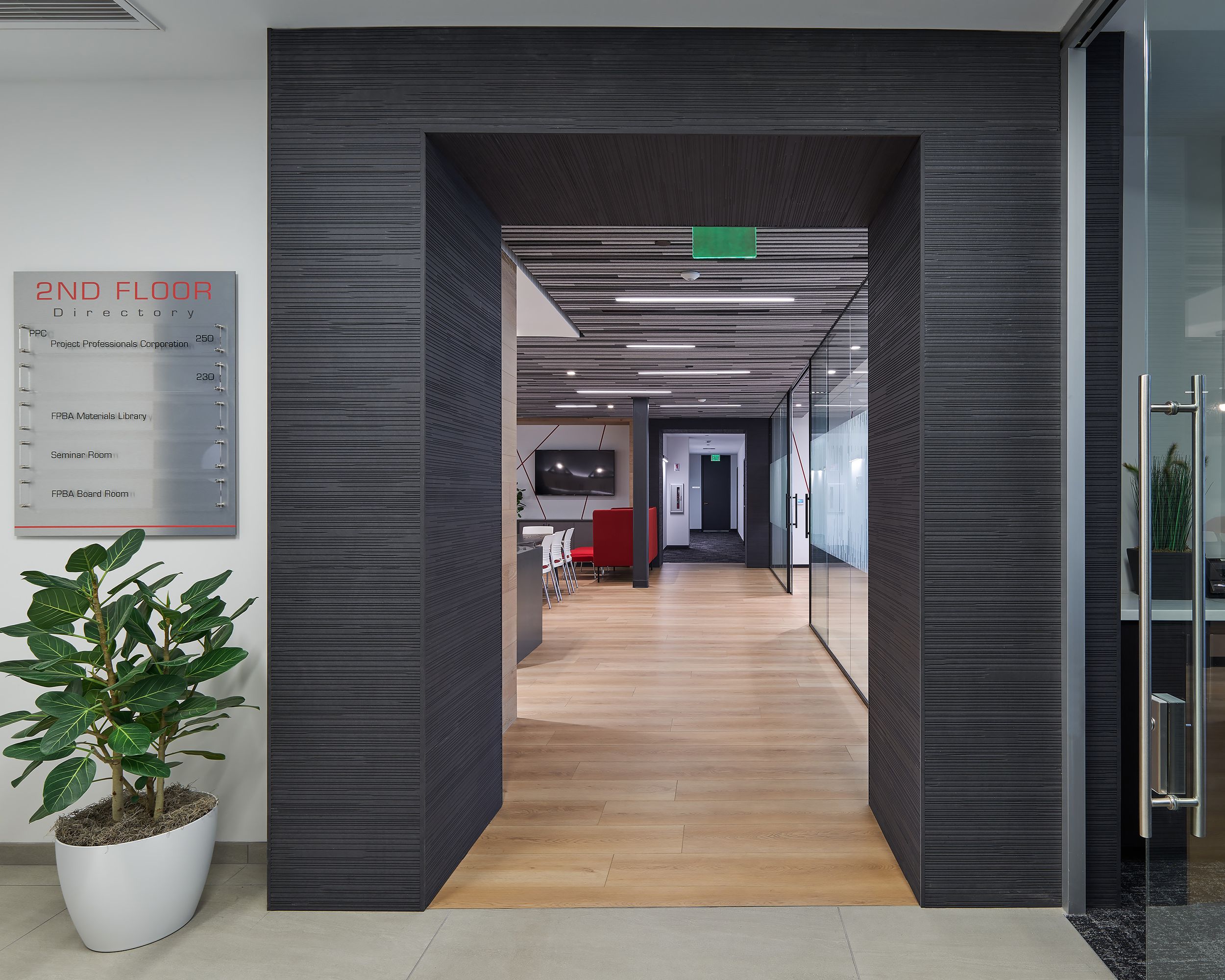 Cincinnati architectural photo of an interior of the Ferguson Pape Baldwin Architects office building in San Diego, California