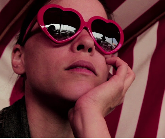 Photo of Dana Falconberry from a documentary film taken by Chris Brecht in Berlin, Germany