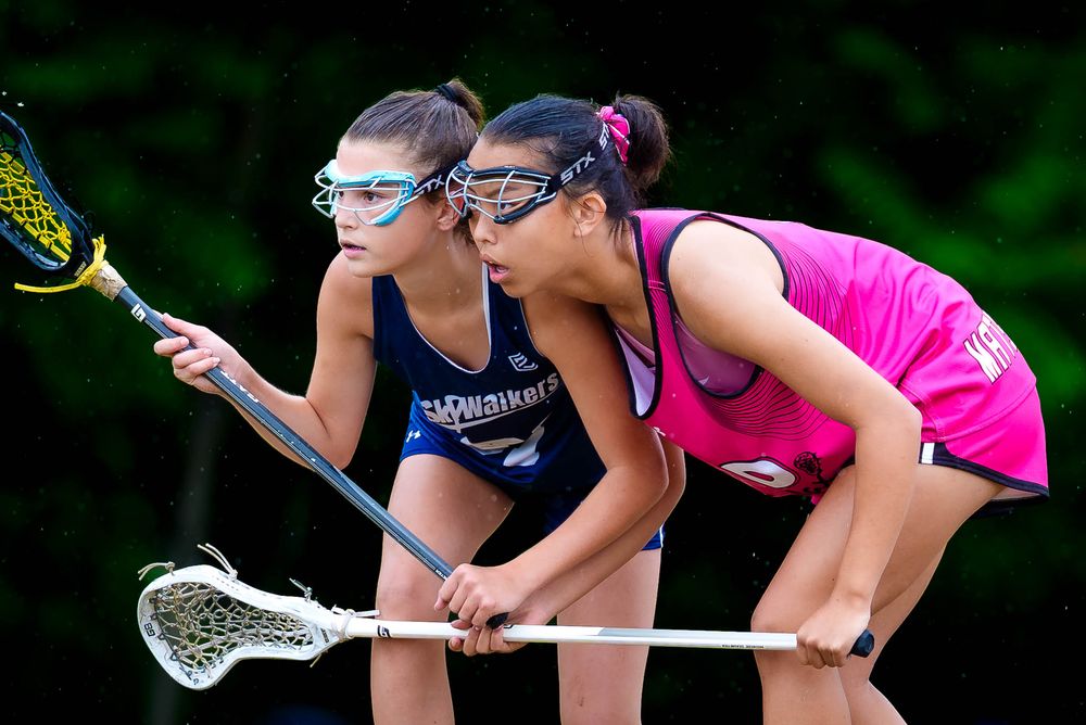 M&D Black 2031 fights Sky Walker Blue for a ground ball at Summer Genesis Origins, by Deanna Fox, SportsFox Photography based in Hershey PA