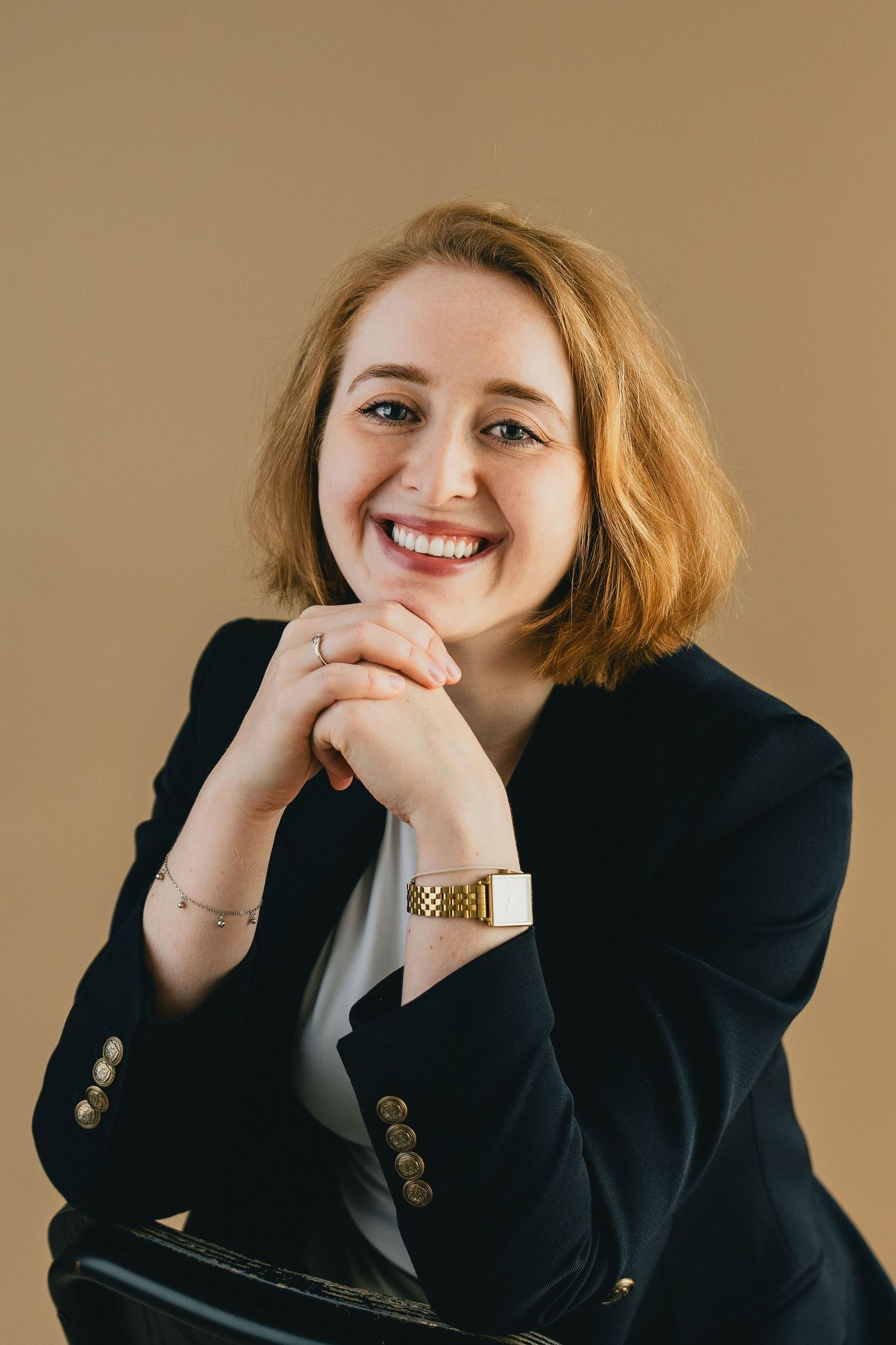 Corporate portrait for businesswoman personal brand