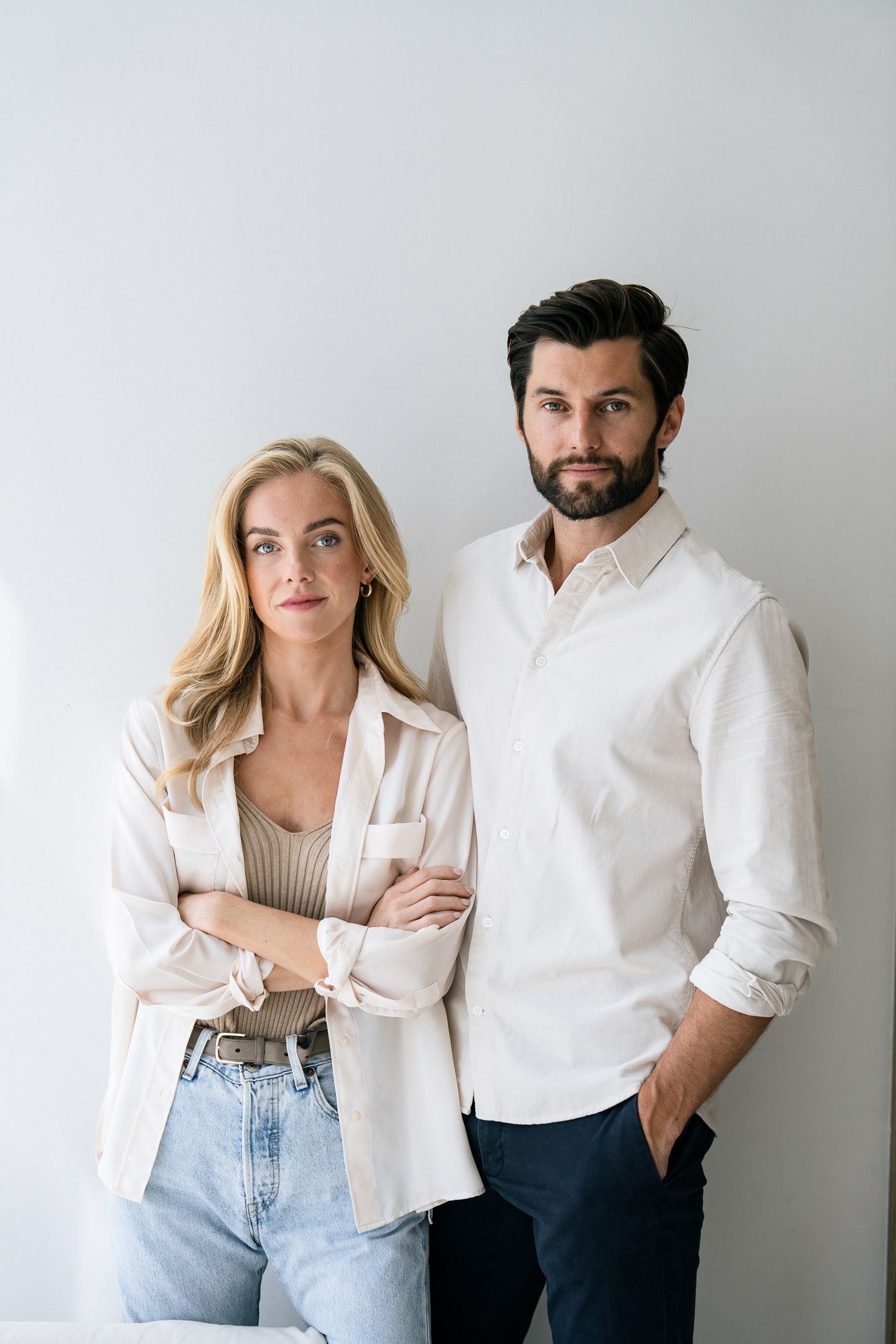 Professional team branding portrait for business partners