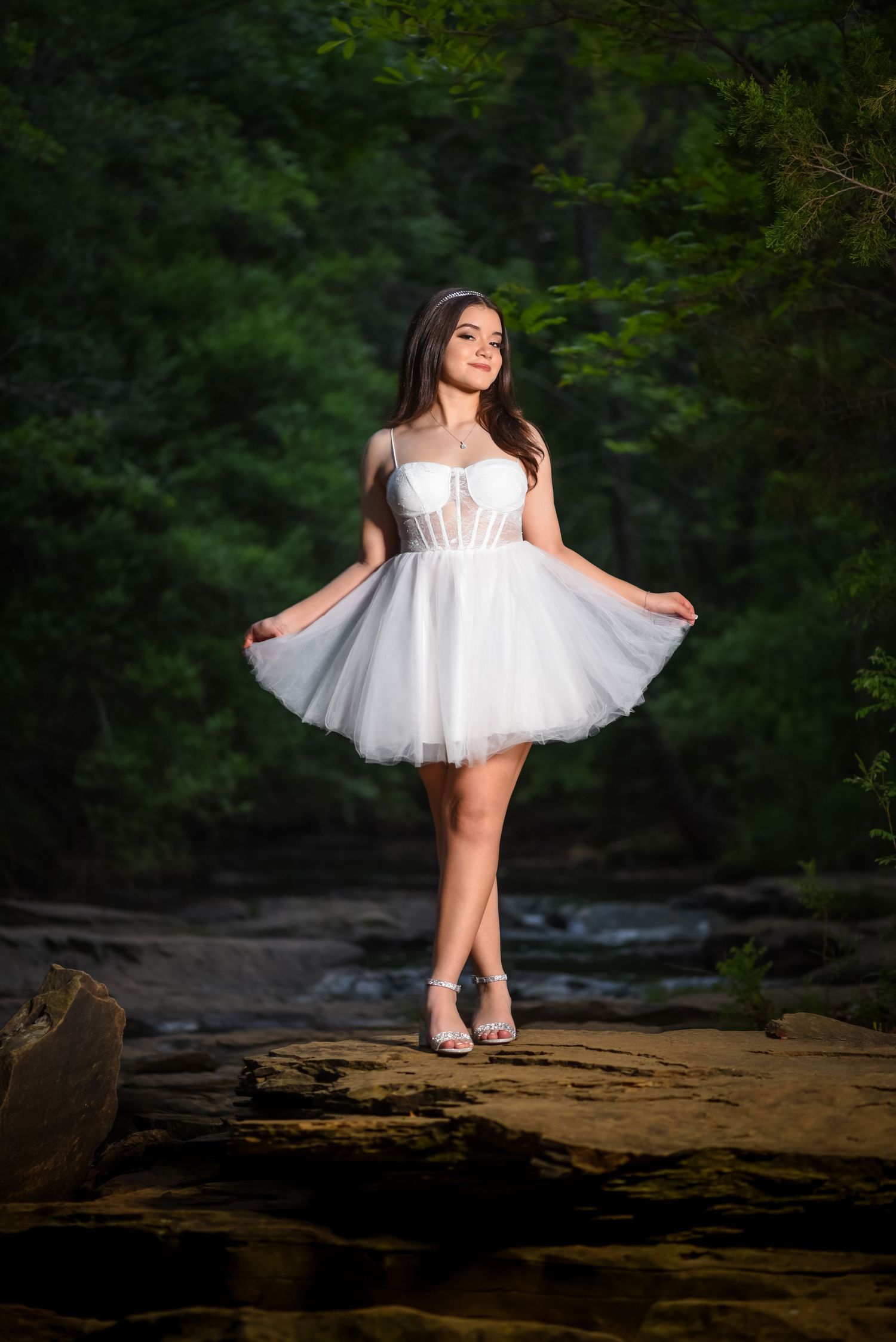 Quinceañera Save The Date photography in Grand Prairie by Fotolilly Photography featuring Rancho de las 4 Riatas horse sessions