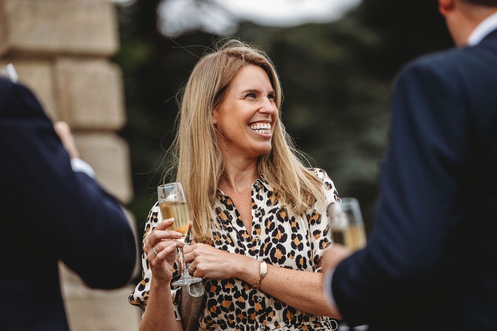 Natural wedding photography at Prestwold Hall