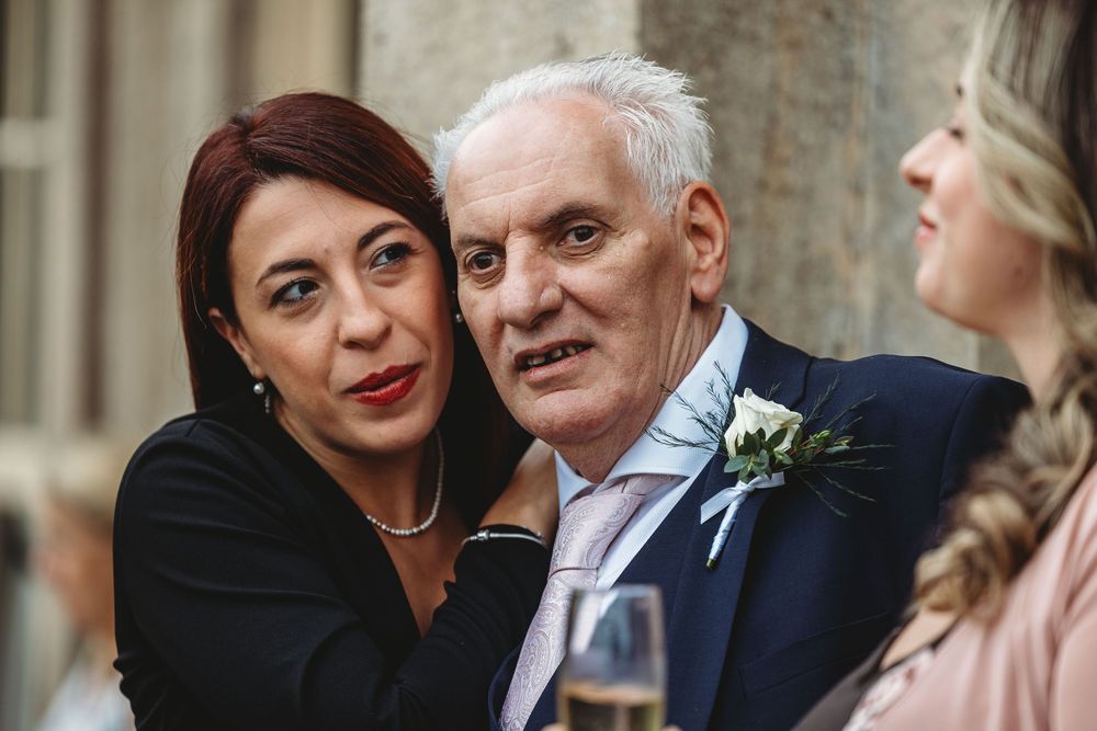 Natural wedding photography at Prestwold Hall