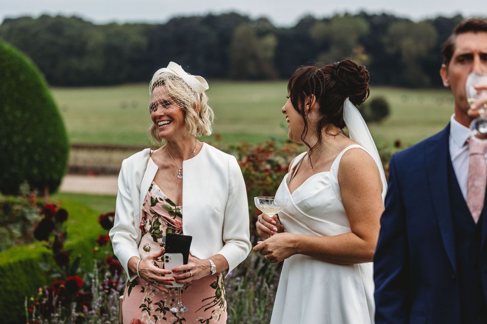 Natural wedding photography at Prestwold Hall