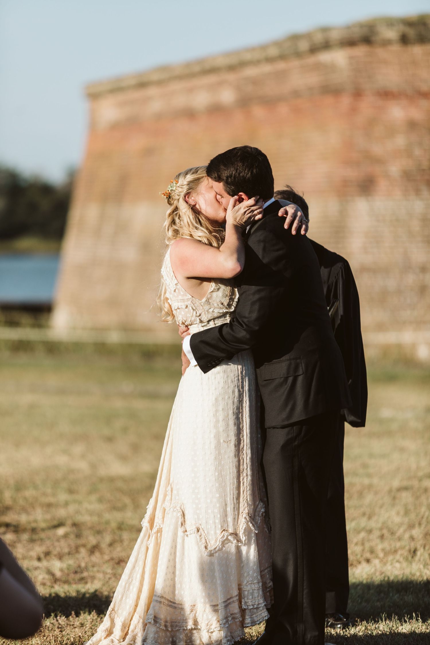 Old Fort Jackson wedding in Savannah Georgia