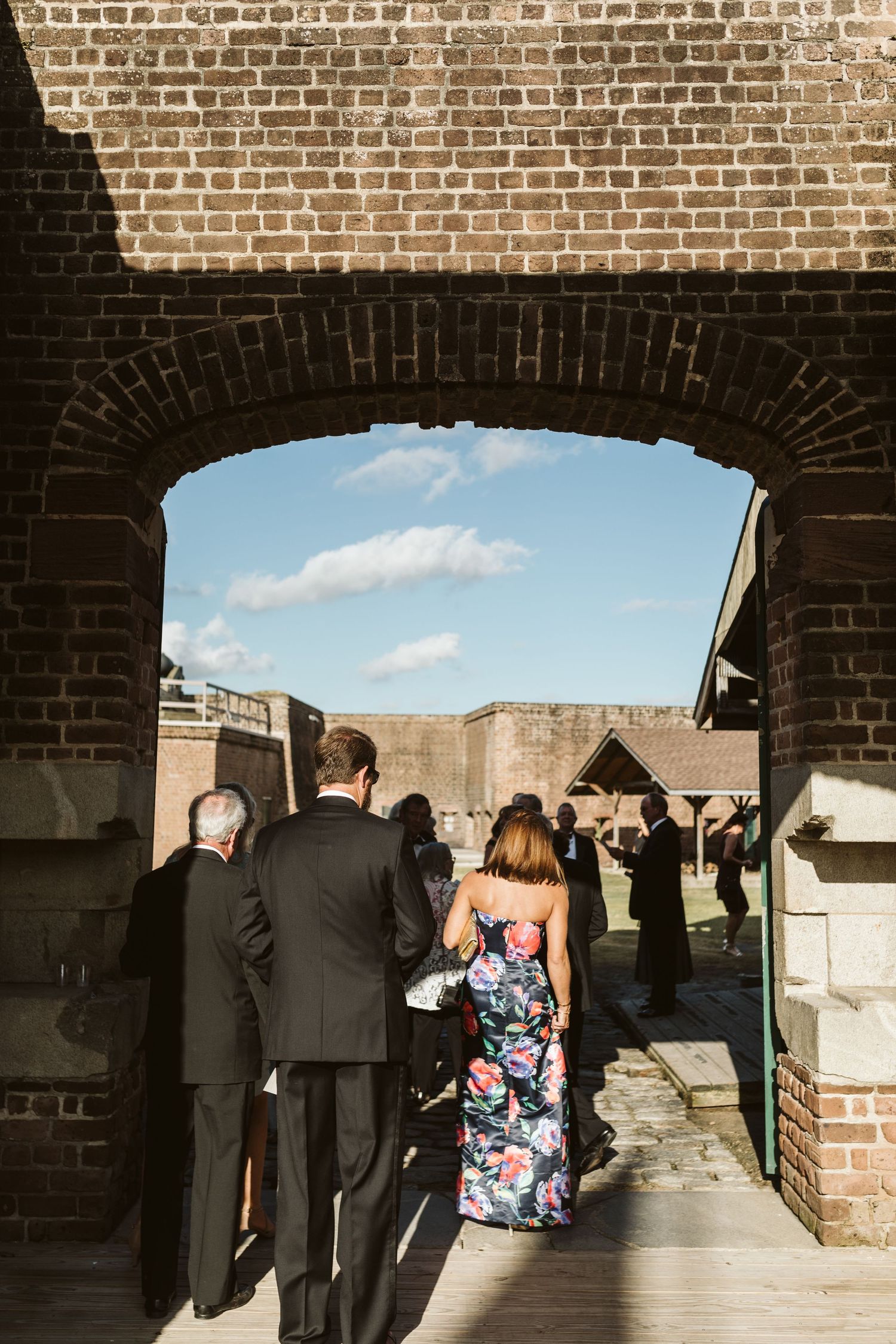 Old Fort Jackson wedding in Savannah Georgia