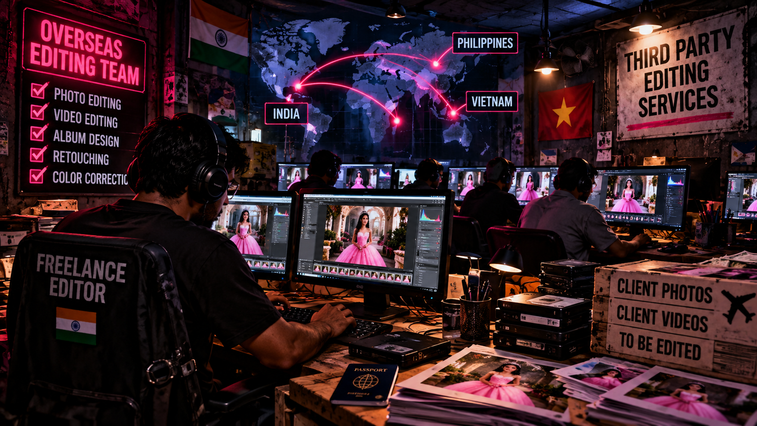 Quince photographer marketing terms explained for DFW families researching editing teams, post-production partners, and photo outsourcing