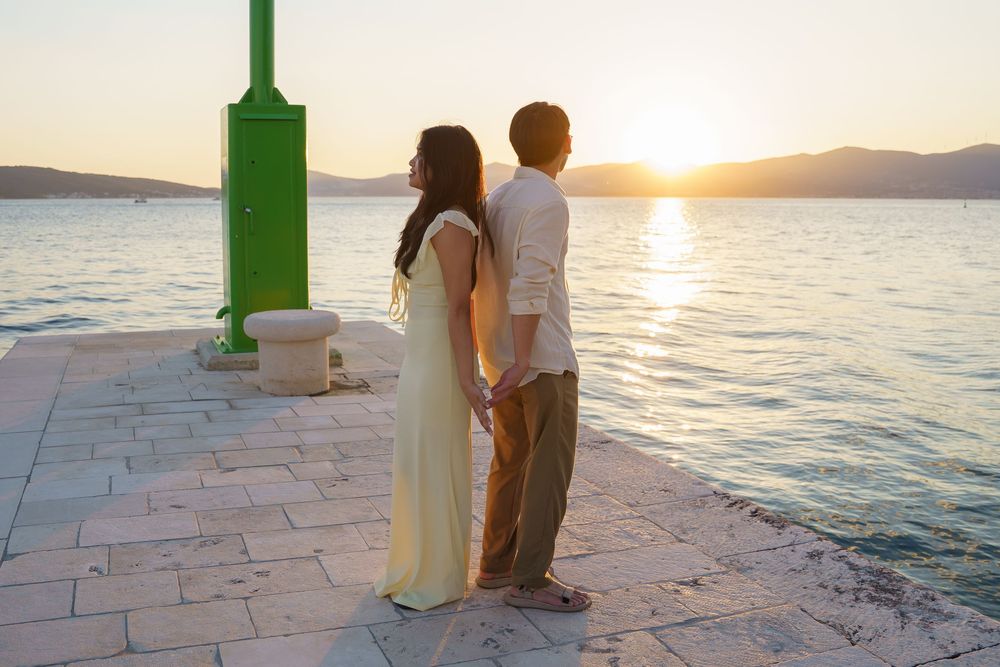 Sunset boat trip in Split at the best sunset view point with proposal