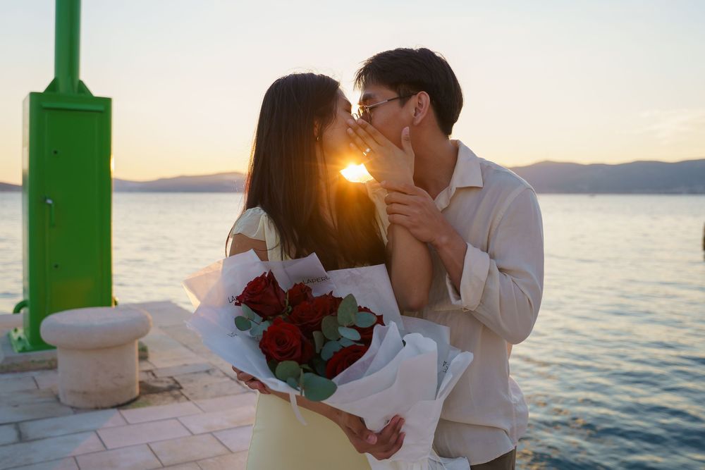 Sunset boat trip in Split at the best sunset view point with proposal