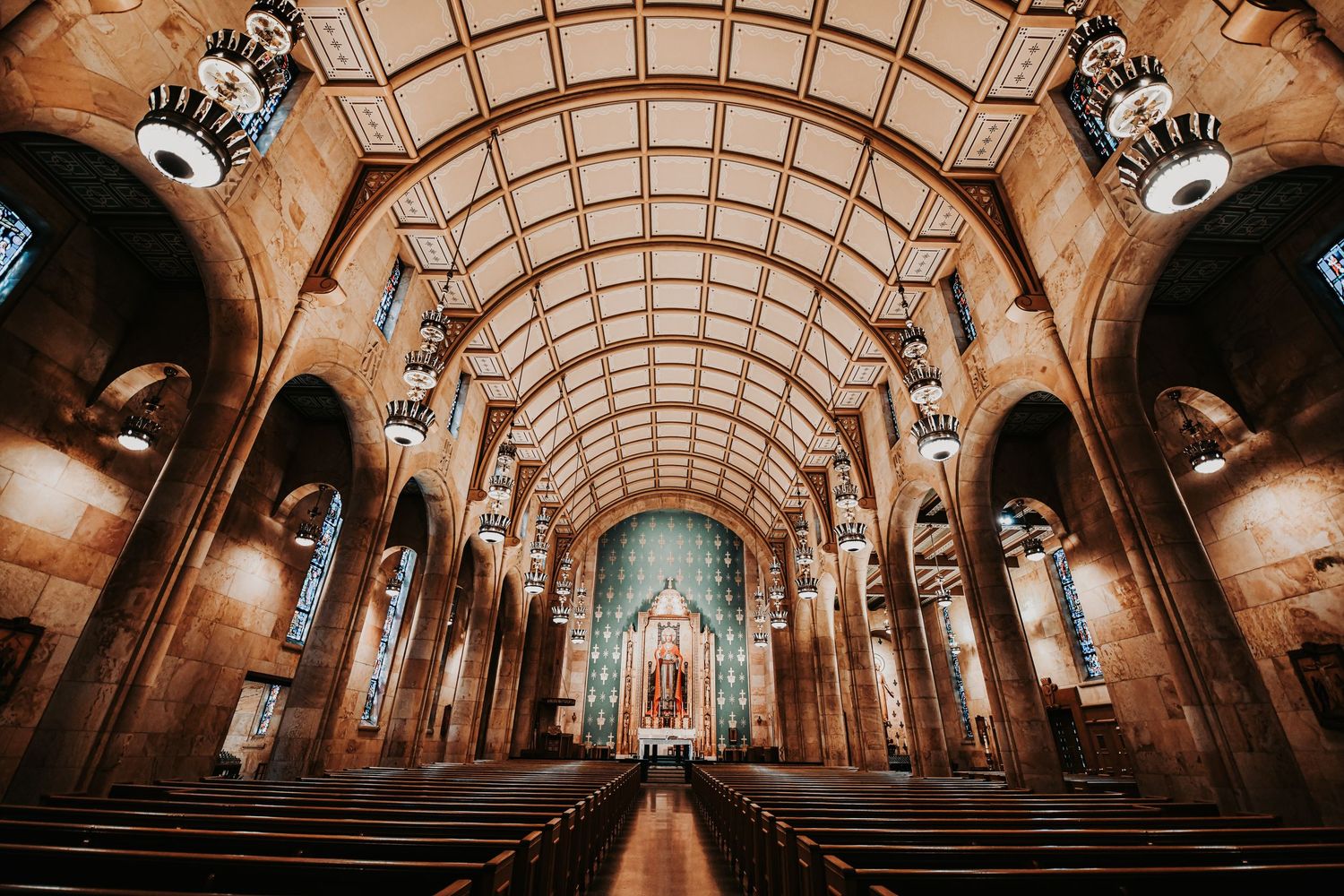Catholic wedding Mass at Christ the King Church in Dallas