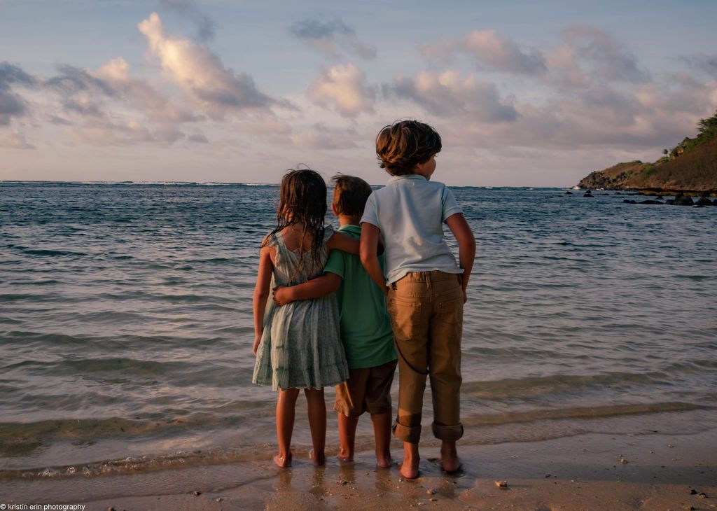 kids on the beach photography