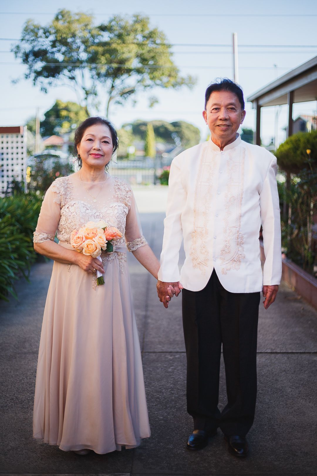 a couple during their wedding shoot