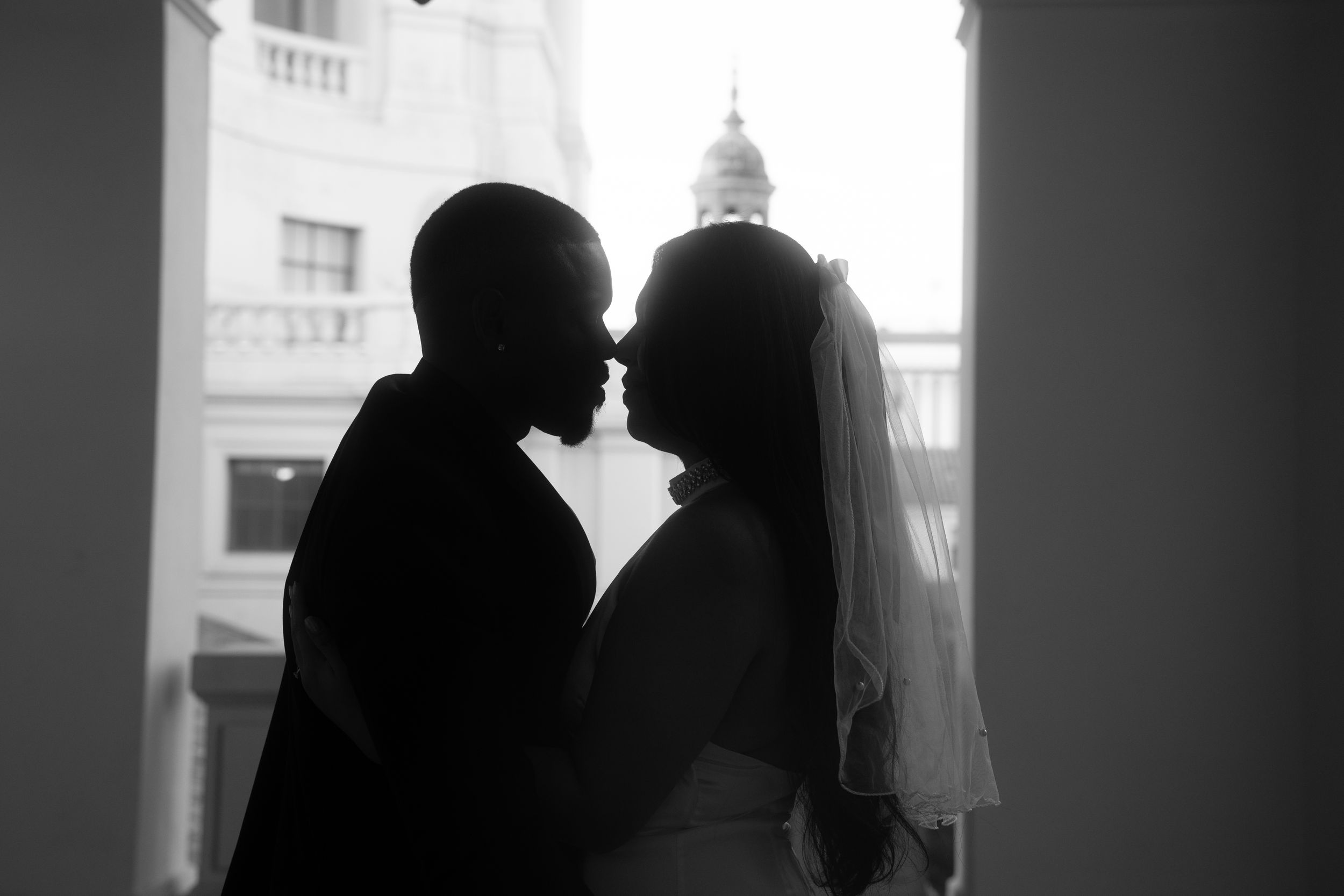 Cinematic Couple Photography in Pasadena City Hall