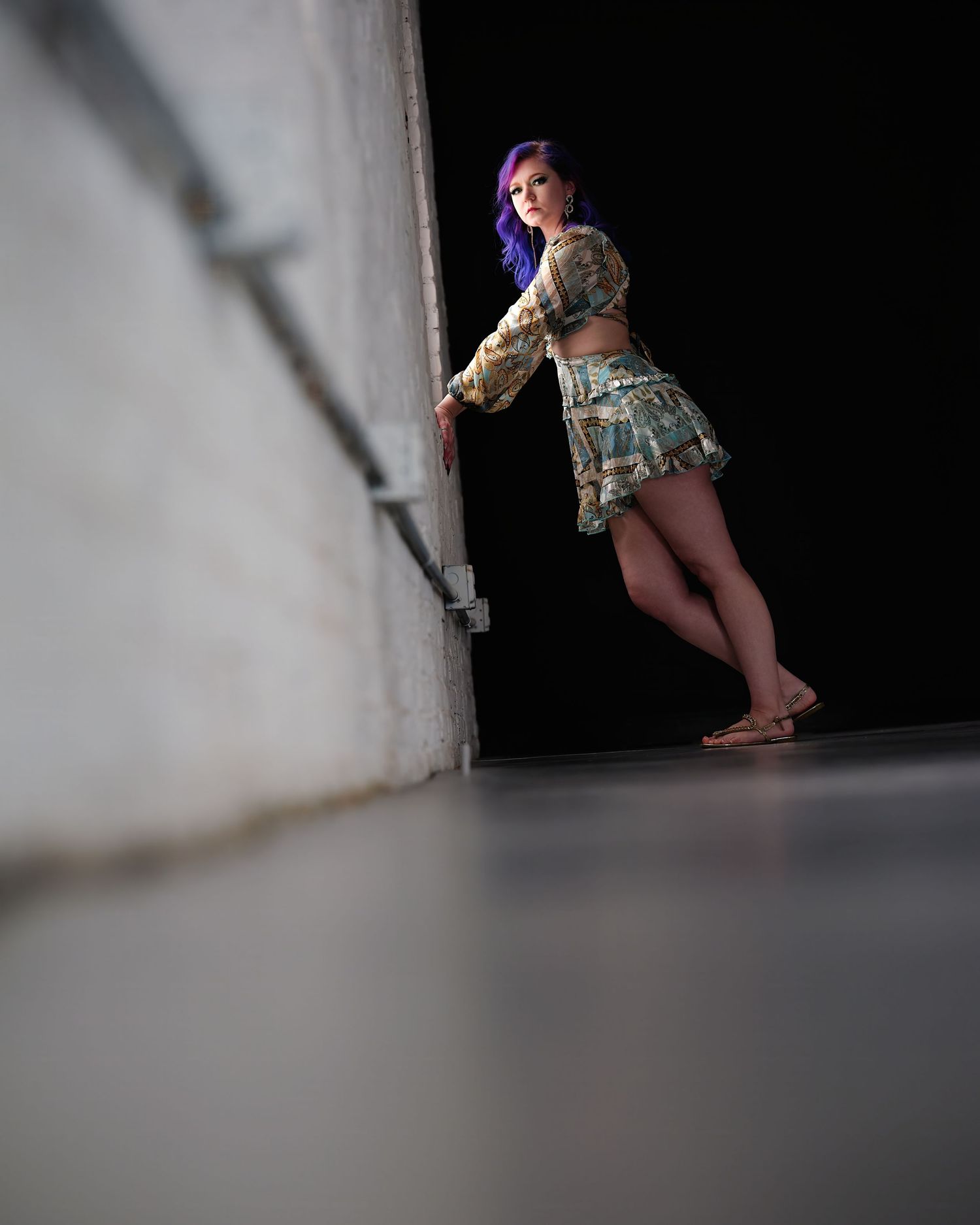 David G Holt Photography - Low angle artistic shots showing movement and dance in a minimalist setting.