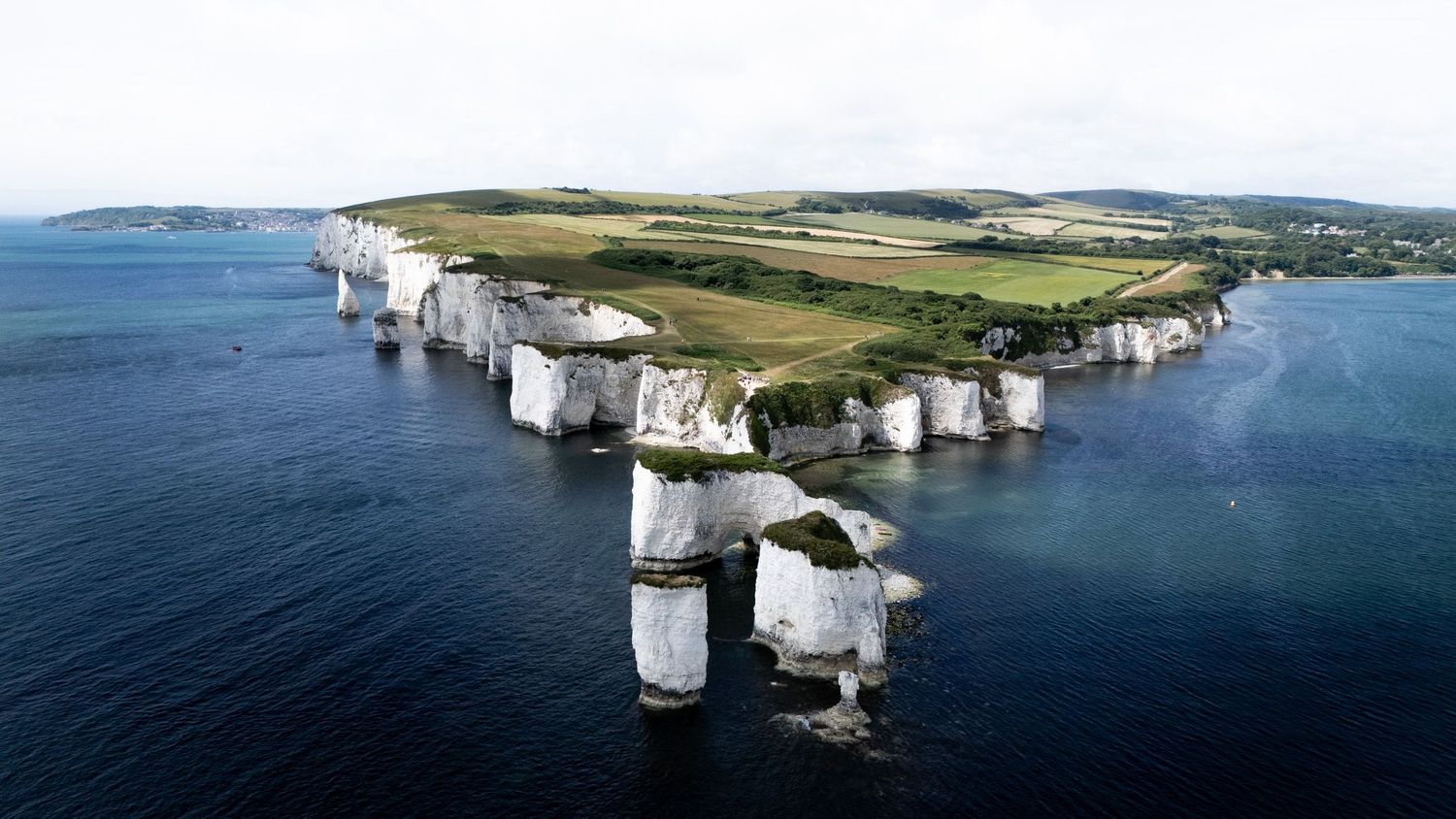 old harry rocks en angleterre