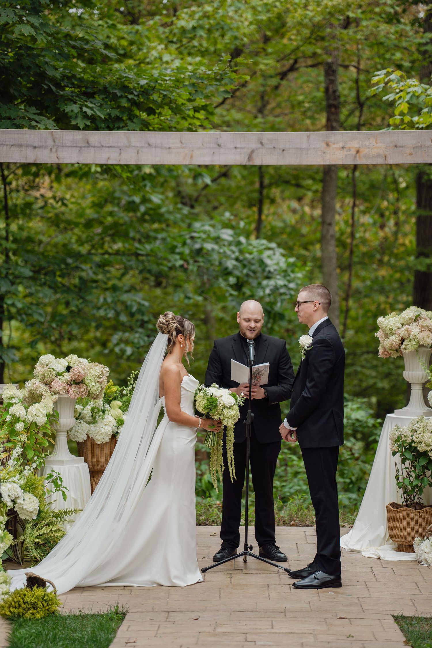 Ceremony Outside
True to Color
Pittsburgh Wedding 
Schermichael Woods
Fall Wedding