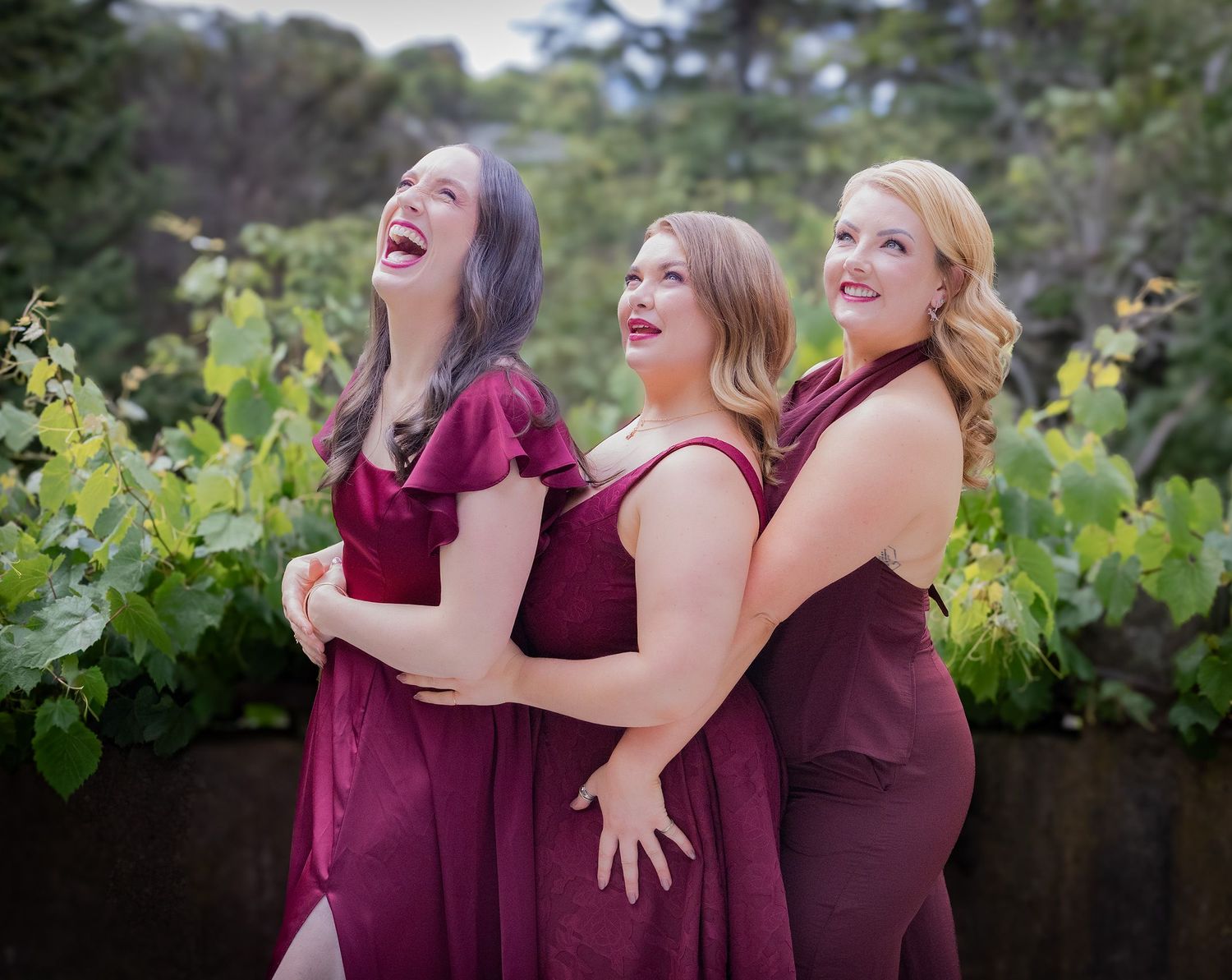 Bridal party group photos at a non-traditional wedding in NSW, photographed by Wollongong wedding photographer Serene Coleman.